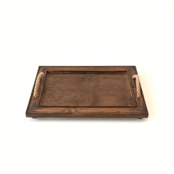 KORRESCRAFT-ΞΥΛΙΝΟΣ ΡΗΧΟΣ ΔΙΣΚΟΣ 26X36ΕΚ "ANTIQUE"-WALNUT BROWN 236-604-04