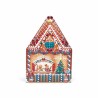 Koυτί Μεταλλικό 23x16x8cm Gingerbread House JK Home Décor - 001.405