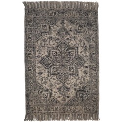 JK Home Decor - ΧΑΛΙ VINTAGE ΓΚΡΙ 2X180X120cm 9921