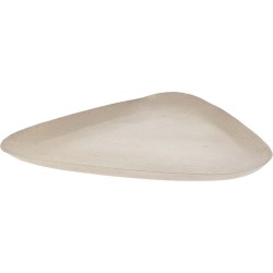 JK HOME DECOR - ΔΙΣΚΟΣ ΜΕ ΛΕΥΚΟ ΦΙΝΙΡΙΣΜΑ ΕΦΕ ΜΑΡΜΑΡΟΥ 26cm 400800