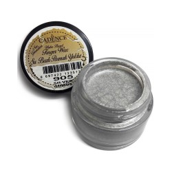 Μεταλλική δακτυλοπατίνα finger wax silver 20ml Cadence fw905