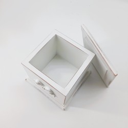 KORRESCRAFT - CANDY BOX ΚΟΥΤΙ ΚΑΦΑΣΙ ΜΕ ΚΑΠΑΚΙ 14.5Χ12,5Χ14.5ΕΚ MDF 236-731-02