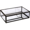 JK Home Décor - Κουτί Terrarium Μαυρο 20x13cm 241892