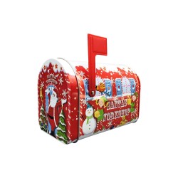 JK Home Décor - Small Christmas Mailbox Red 001.045