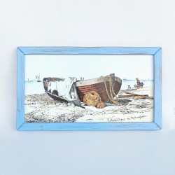 KORRESCRAFT-ΚΑΔΡΟ ΤΟΙΧΟΥ 28.5X49.7ΕΚ ΜΕ ΘΕΜΑ “LOBSTER FISHING BOAT 1” 279-235-103